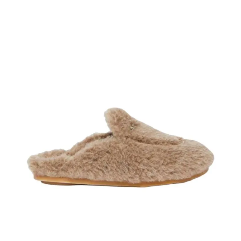 MaxMara Wrap-toe Slippers Women's Umber-1