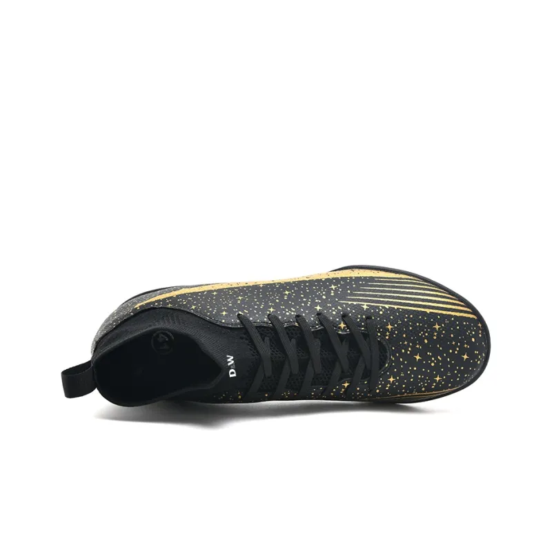 D&W TF Rubber Broken Studs Cushioned Slip Resistant Abrasion Resistant Soccer Shoes Unisex-2