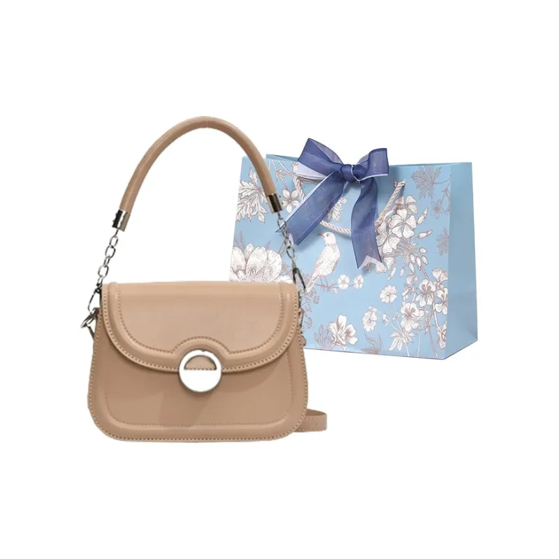 REDOO PU Shoulder Bag Women's Cream White/Rose Pink/Milk Tea Apricot/Versatile Black-6