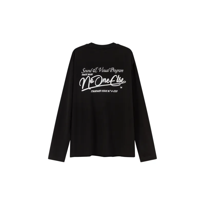NO ONE ELSE Drop Shoulder Sleeve T Shirt Unisex-2