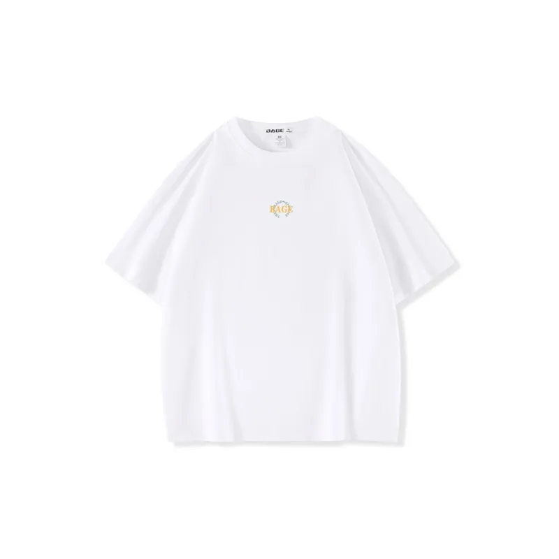 BAGE Drop Shoulder Sleeve T Shirt Unisex-3
