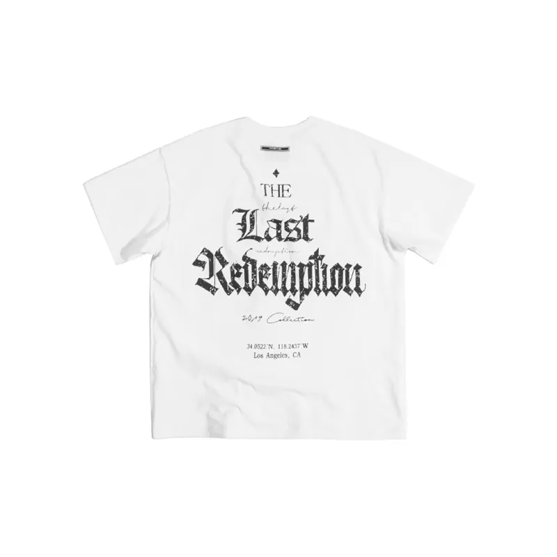 The Last Redemption T Shirt Unisex White-1
