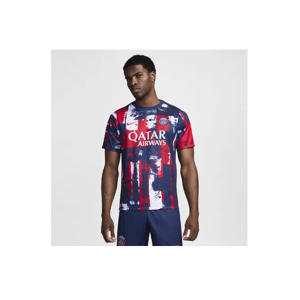 Nike Paris Saint Germain Academy Pro Home Men's Nike Dri FIT Soccer Pre Match Short Sleeve Top-6