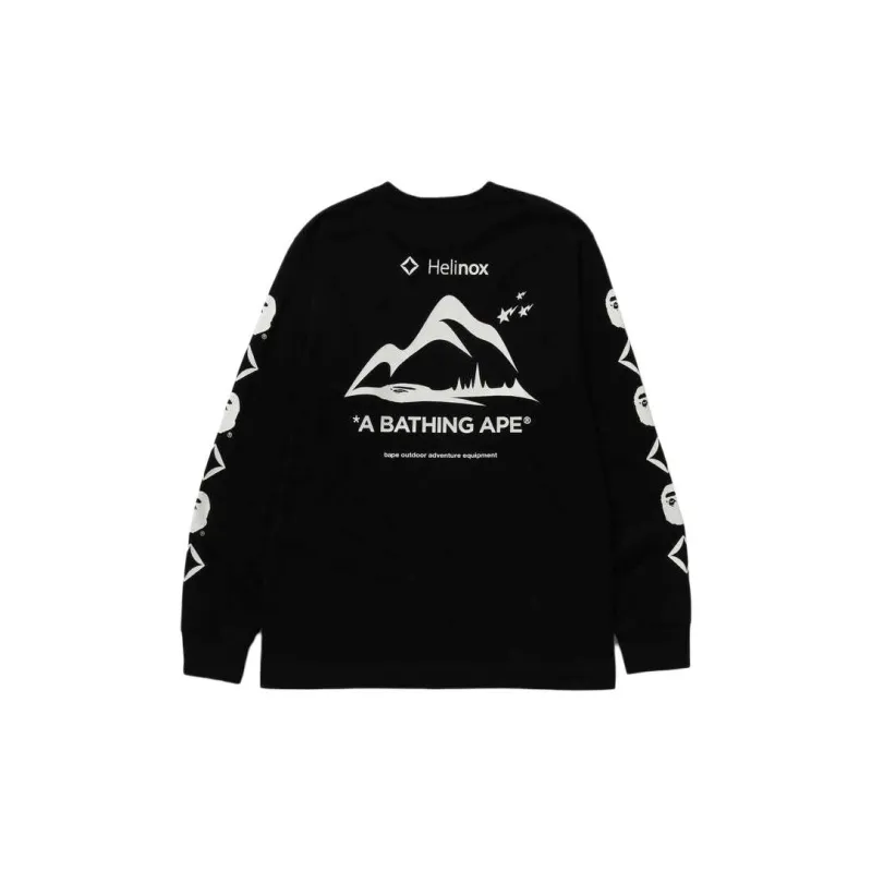 Bape X Helinox Glow In The Dark L/S Tee-1