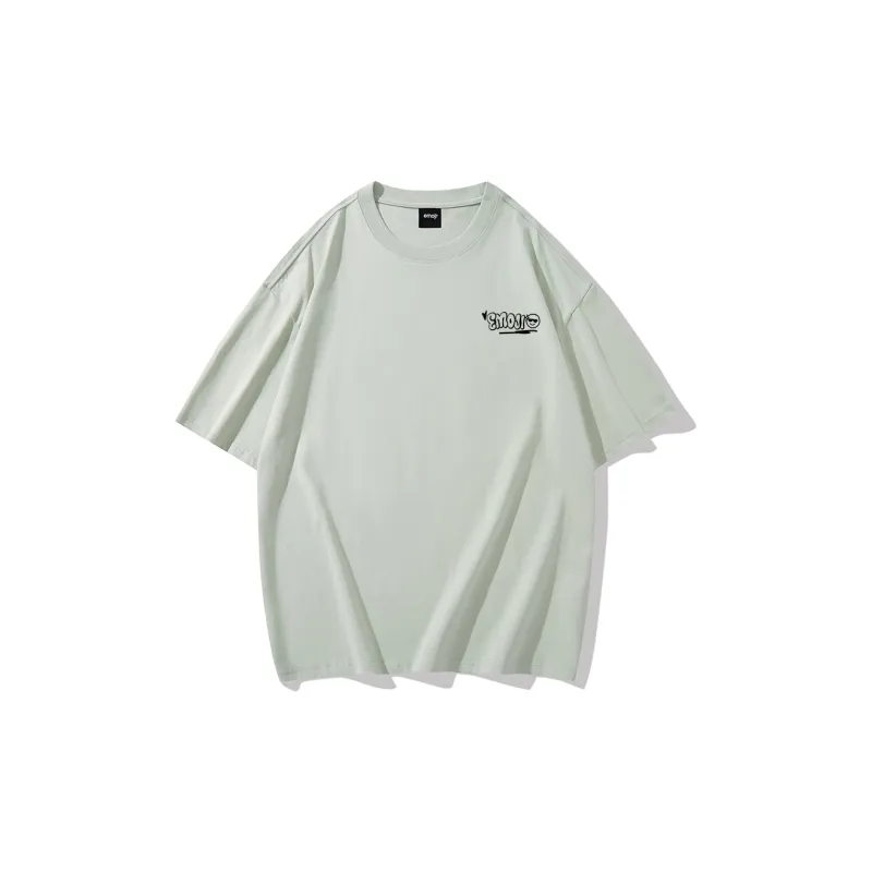 Emoji Loose Fit Crew Neck Short Sleeved T Shirts Unisex-10