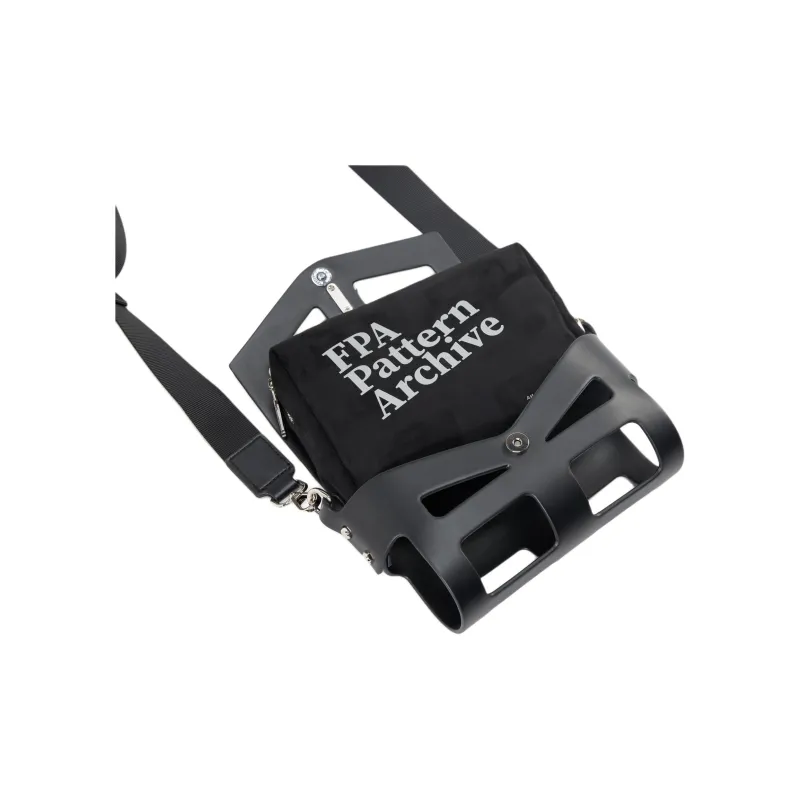 FPA Leather Crossbody Bag Unisex Black-4