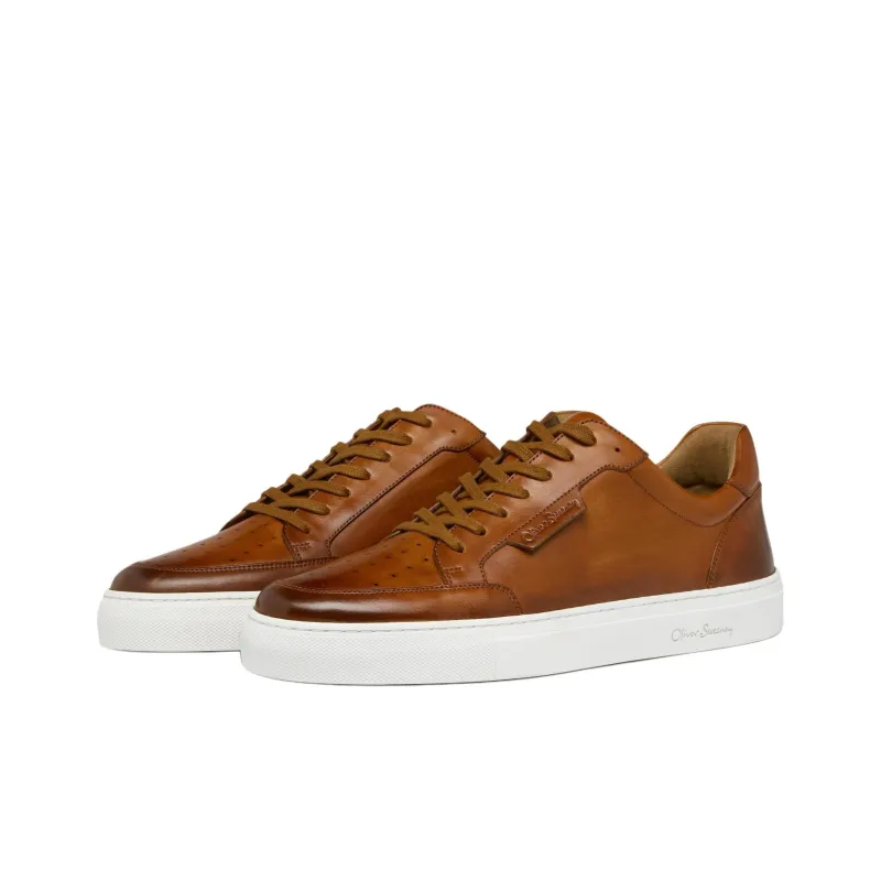 Oliver Sweeney Low-Top Skateboard Shoes Men's Brown-2