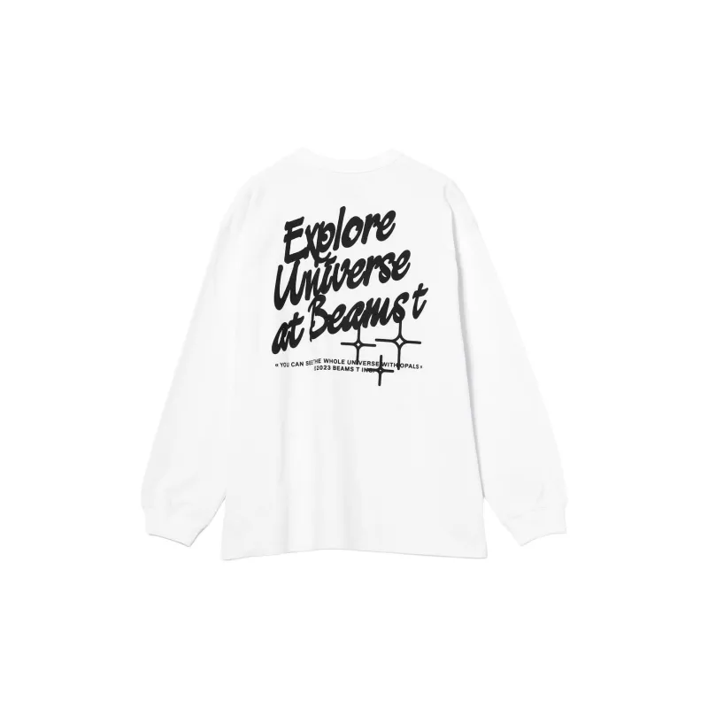 Beams x Bureau Bertrand Clement T T-Shirt Men's White-1