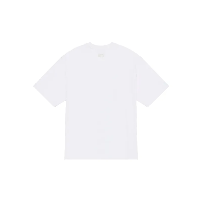MLB Frown Bear Series SS24 Drop Shoulder Sleeve T Shirt Unisex White-1