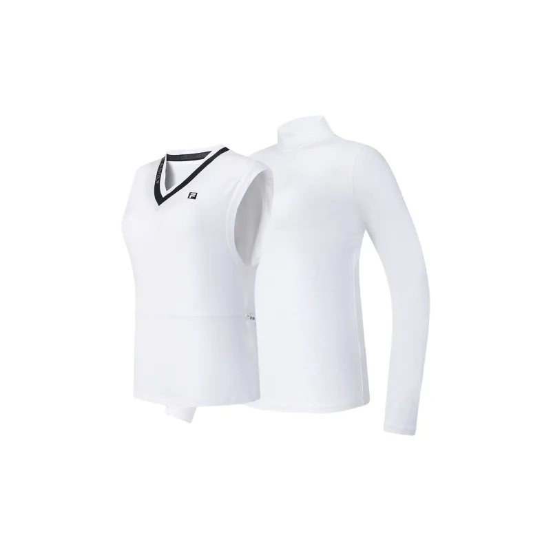 FILA Golf Clothing Women's Jade White-2