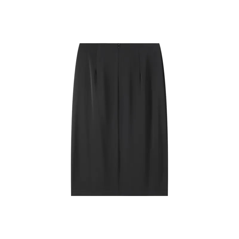 Romon Casual Short Skirts Women's Black-1