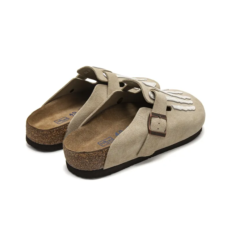 Youthloser Cork Sole Slip Resistant Wrap toe Slippers Unisex-8
