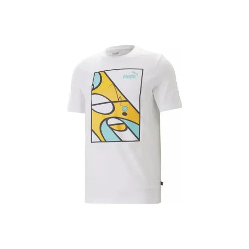 PUMA Graphic Court T-Shirts Men White