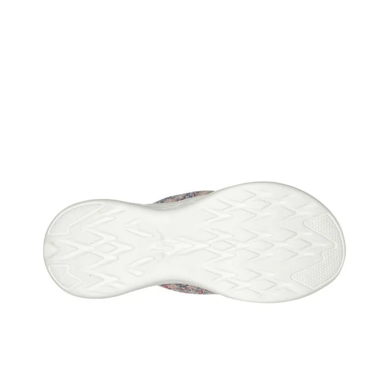 Skechers ON THE GO Slip-Resistant Abrasion-Resistant Slide Slippers Women's White-4