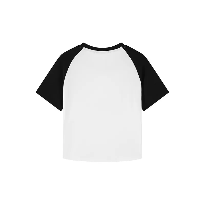 JEANSWEST T Shirt Set in Sleeve Summer Women's Medium Gray-13