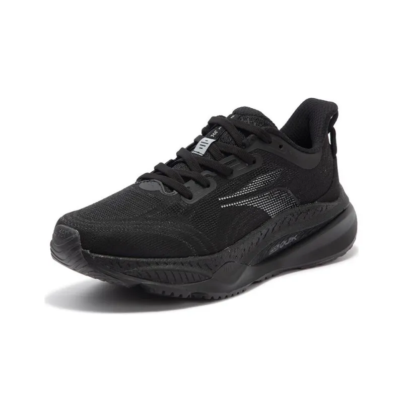361° Breathable And Lightweight Low Top Running Shoes Women's Black-1