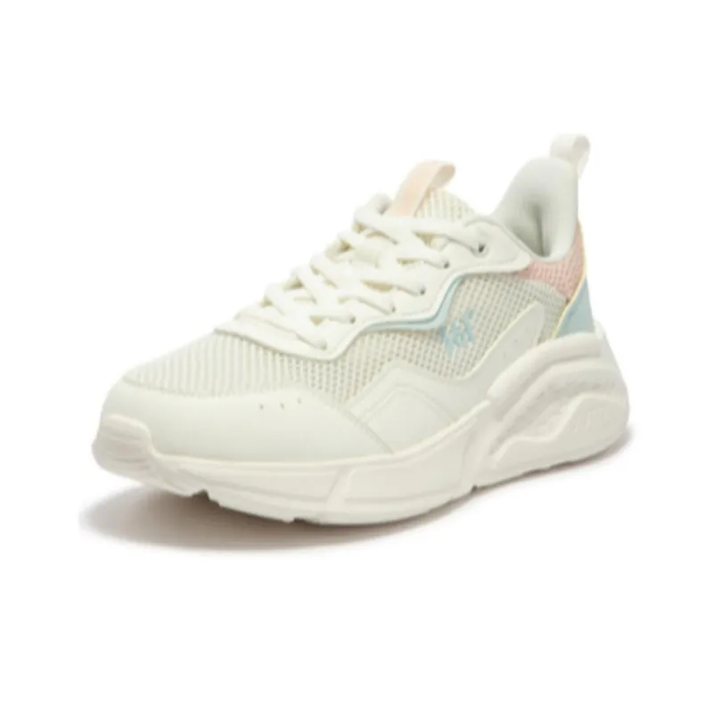 361° Life Collection Anti Slip Wear Resistant Low Top Casual Shoes Women's White Pink Blue-2