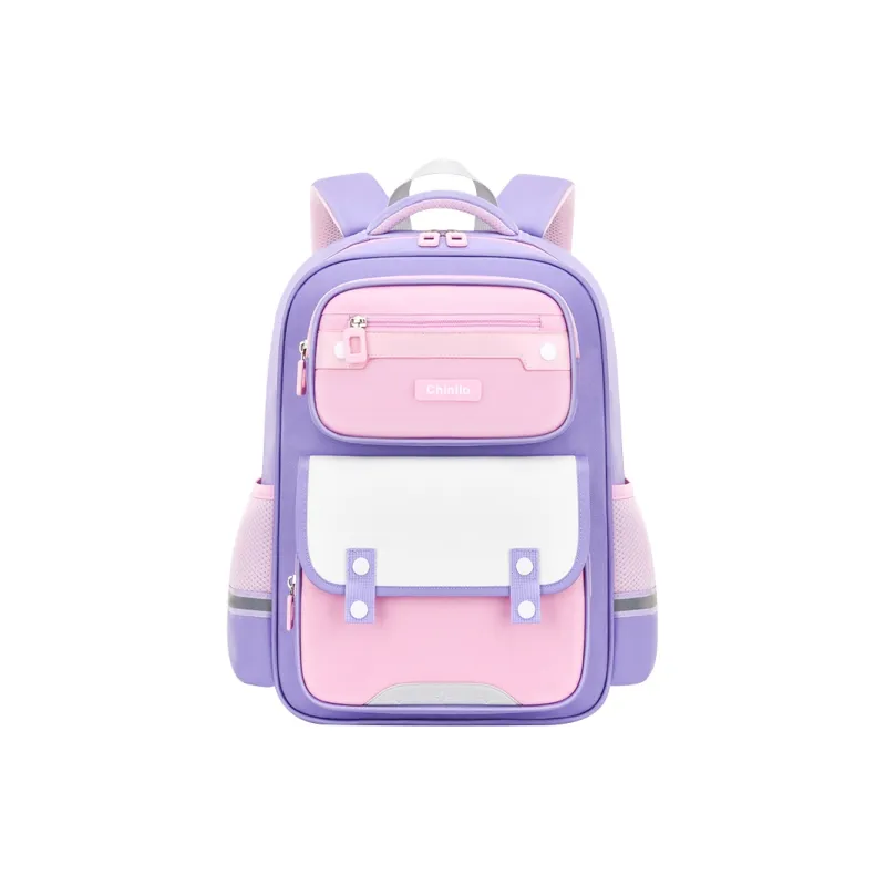 Alcohol Dragon Nylon Backpack Regular Women's Royal Blue Green/Royal Blue/Pink-3