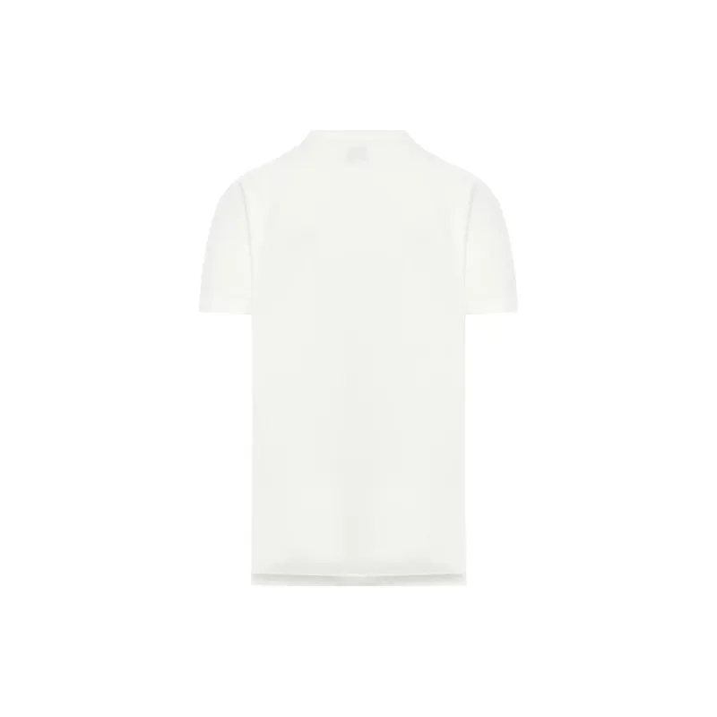 C.P.Company Logo Embroidered Crewneck T Shirt-1