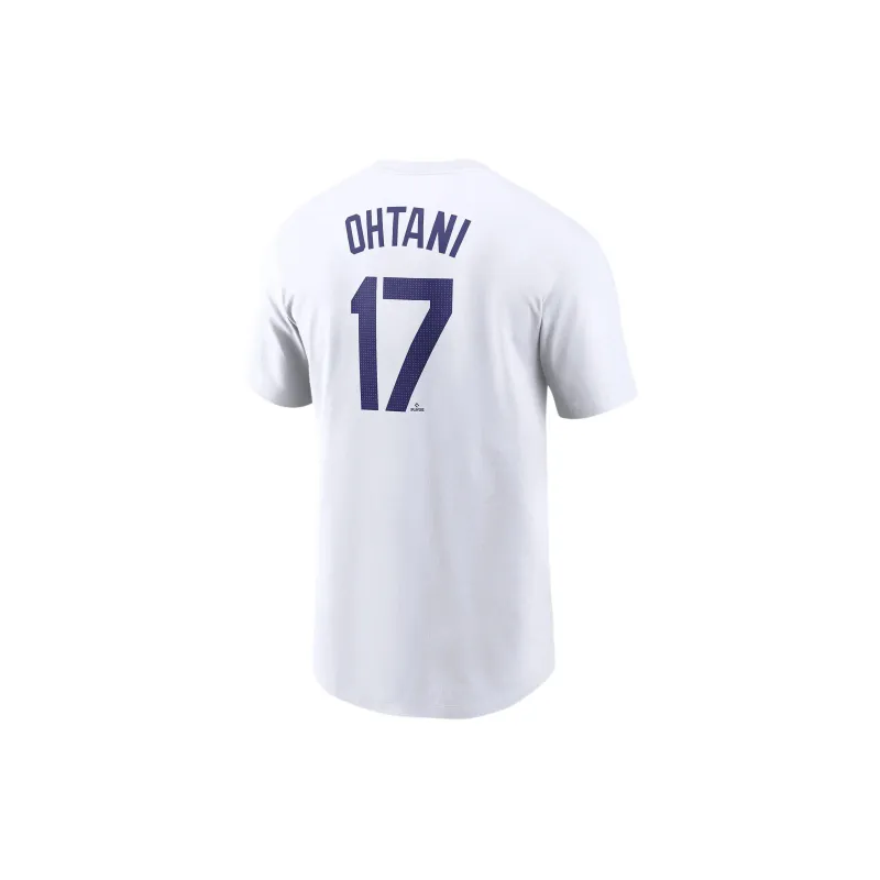 Nike Shohei Ohtani Los Angeles Dodgers Fuse T Shirt Men's White-1