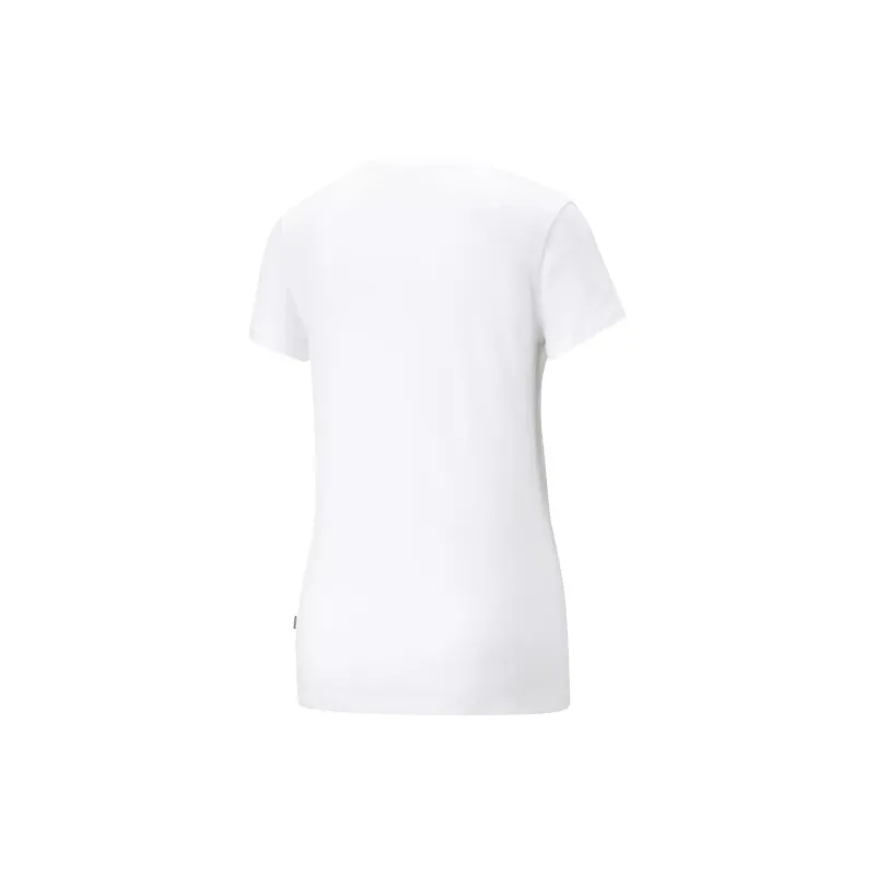 PUMA ESS+ LOGO POWER TEE W T-Shirt Women's White-1