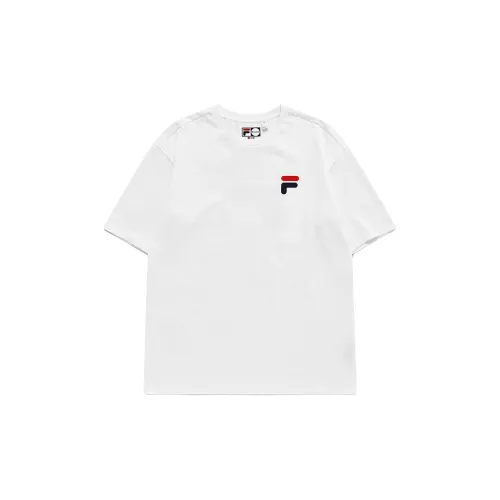 FILA FUSION TOKYO STUDIO T-Shirts Unisex Standard White