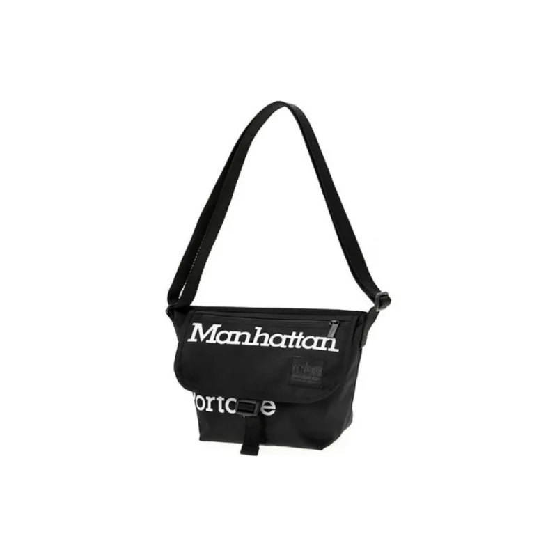 Manhattan Portage CORDURA®305P Crossbody Bag Shoulder Bag Extra Small Unisex Black/Beige-1