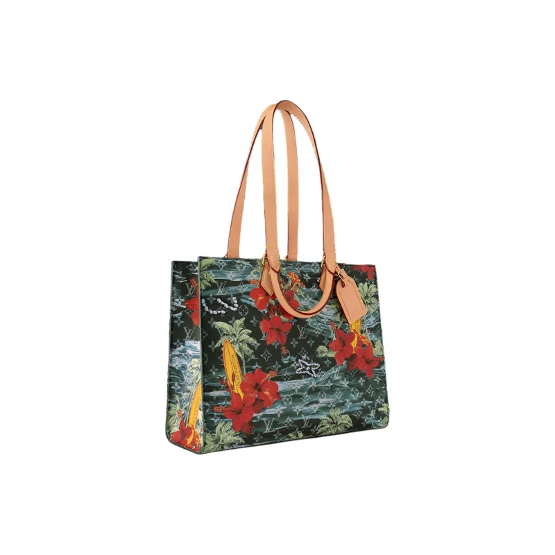 LOUIS VUITTON Sac Plat 24H Monogram Surfin' Navy Blue-2
