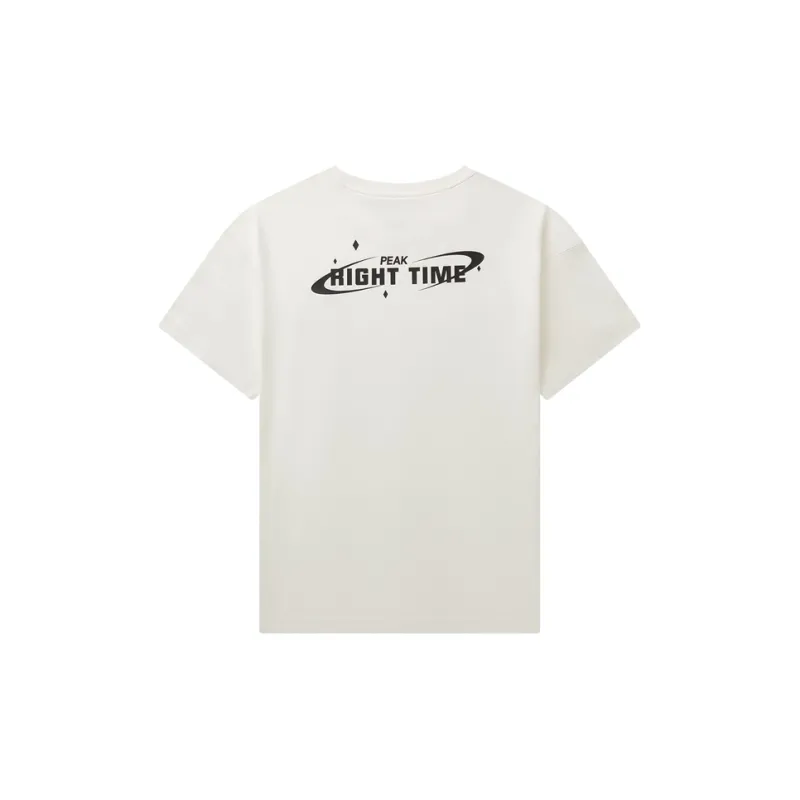 PEAK T Shirts Unisex White-1