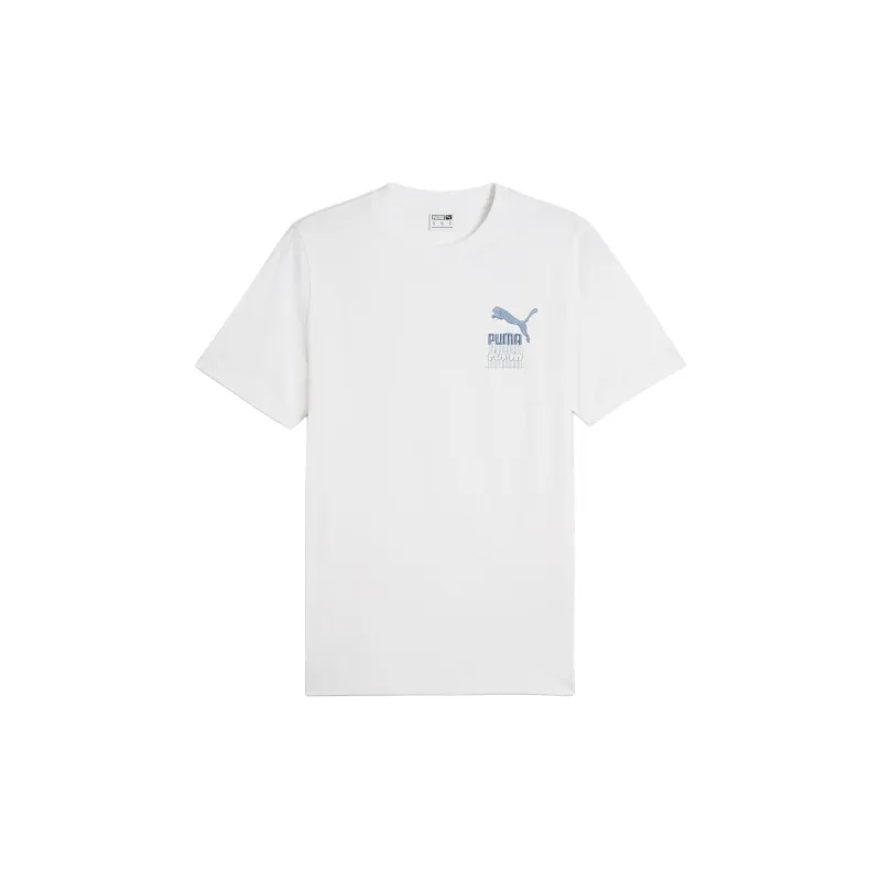 PUMA Polera Brand Love Para Hombre T Shirt Men's White-1