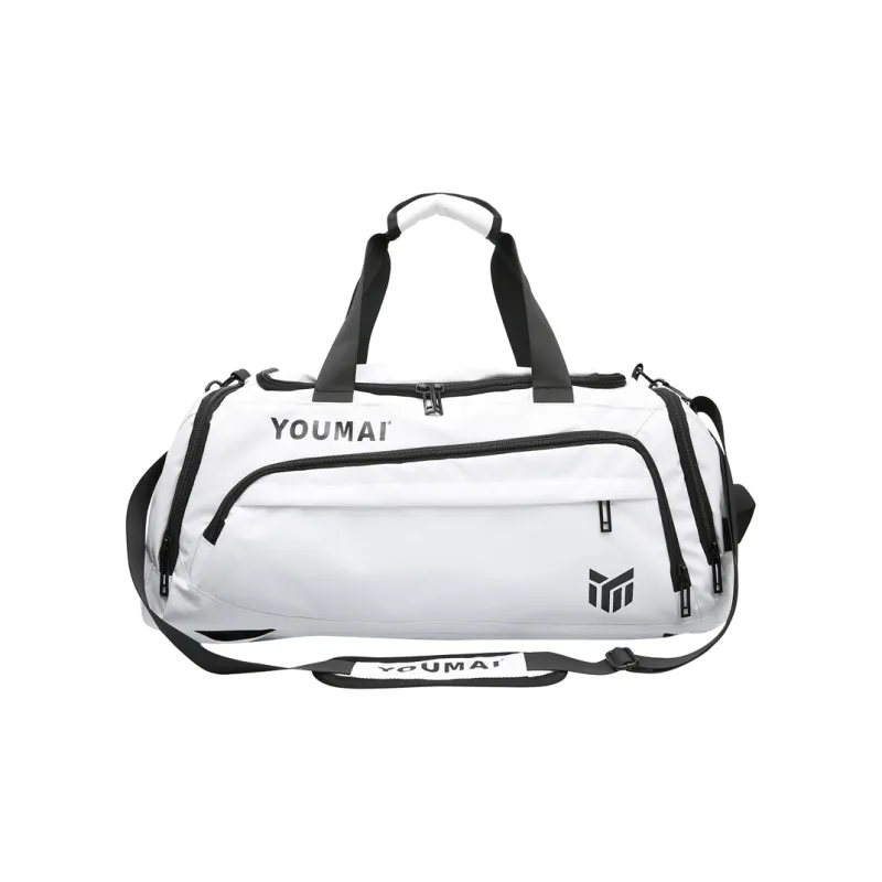 Travel Oxford Gym Bag Medium Size Unisex Black/Orange/Khaki/White/Yellow/Army Green/Lake Blue/Gray-6