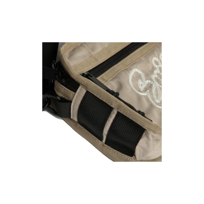 EVISU Fabric Shoulder Bag, Crossbody Bag Regular Unisex Khaki-3