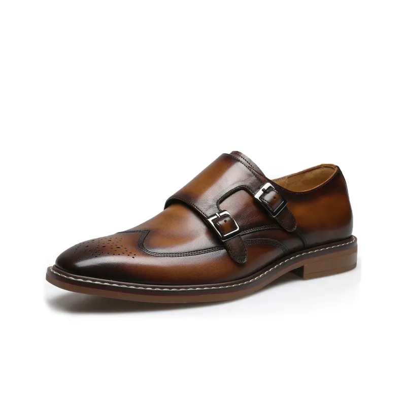 Desai Desai Dress Shoes Men's Brown-1