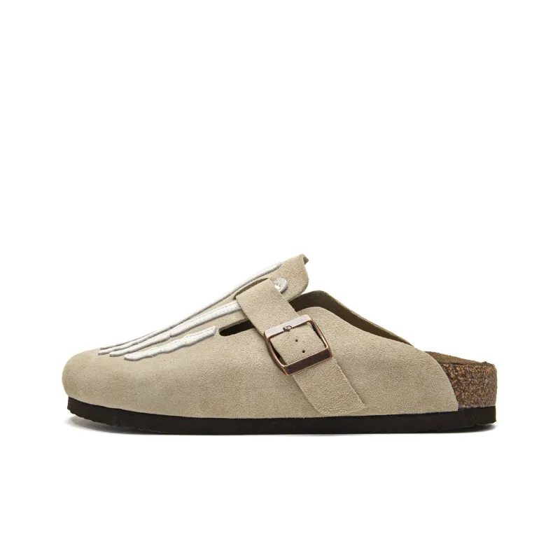 Youthloser Cork Sole Slip Resistant Wrap toe Slippers Unisex-5