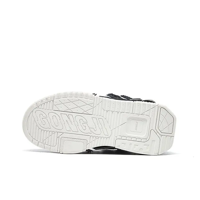 RED DRAGONFLY Casual Shoes Unisex Low Top Black/White/Red-3