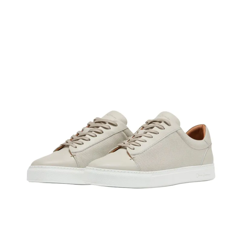 Oliver Sweeney Low-Top Skateboard Shoes Men's Gray White-2