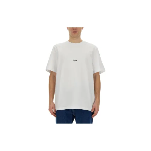 MSGM T-Shirts Men White