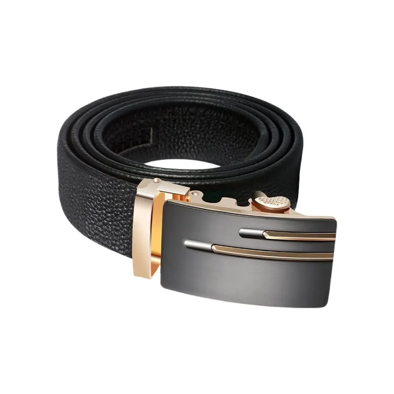 CARTELO Cow Split Leather Belts Men's Width 3.5cm-3