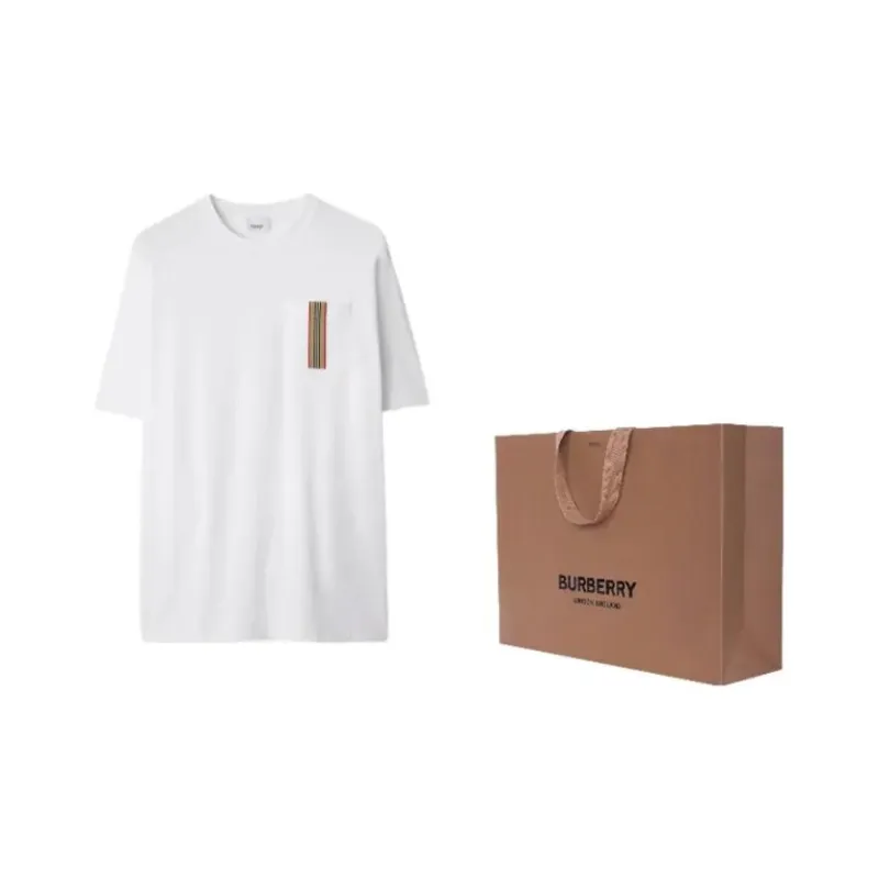 Burberry Icon Stripe Ellison Pocket T shirt-2