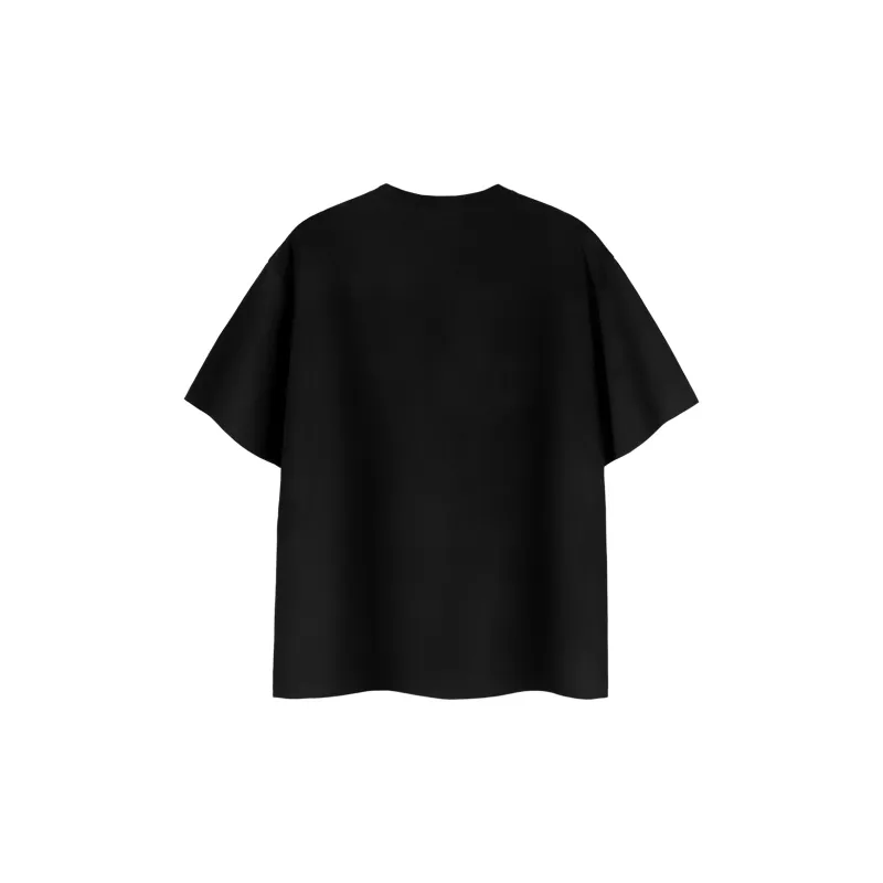 PSO Brand Puppy Series Trendy Brand Trendy Drop Shoulder Top Short Sleeved T Shirts Unisex-1
