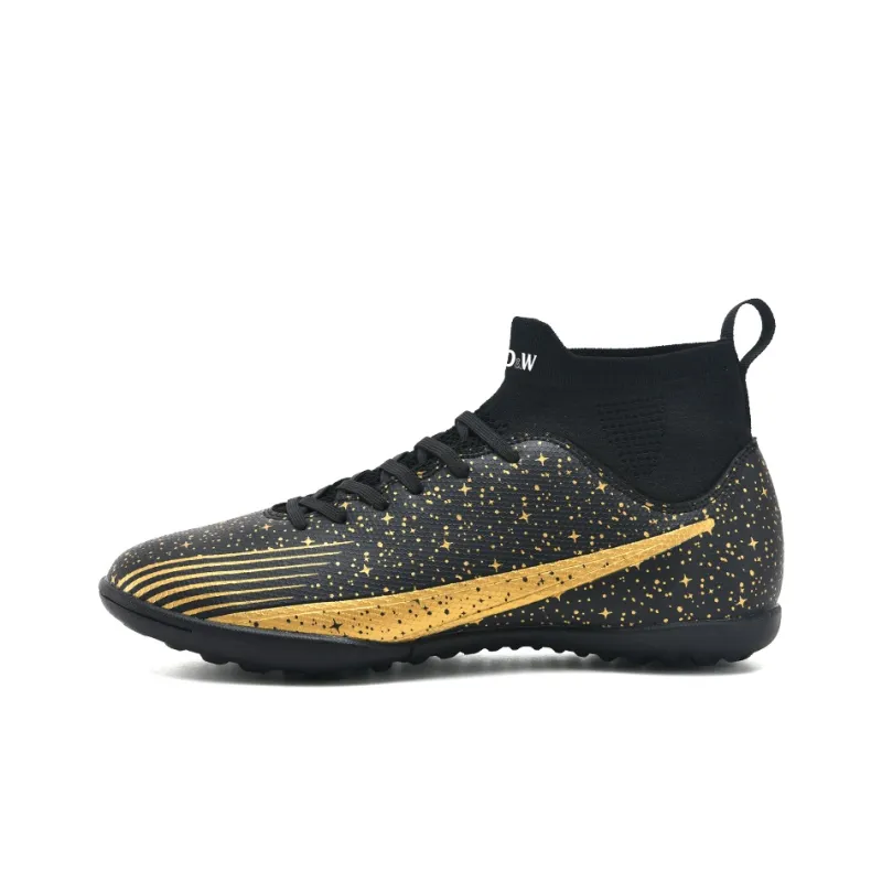 D&W TF Rubber Broken Studs Cushioned Slip Resistant Abrasion Resistant Soccer Shoes Unisex-1