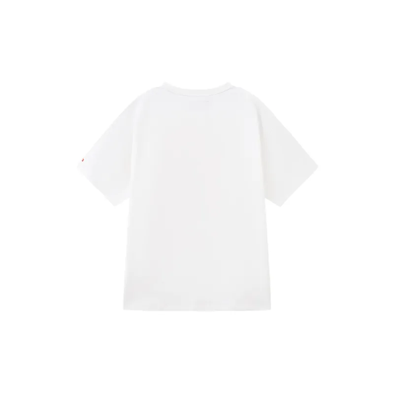 SPRAYGROUND Short Sleeved T Shirts Unisex Raw White-1