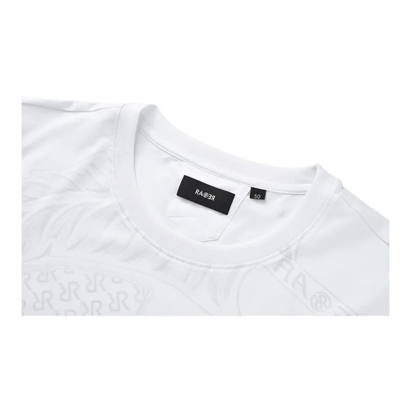 RARE Short Sleeved T Shirts Men's White-3