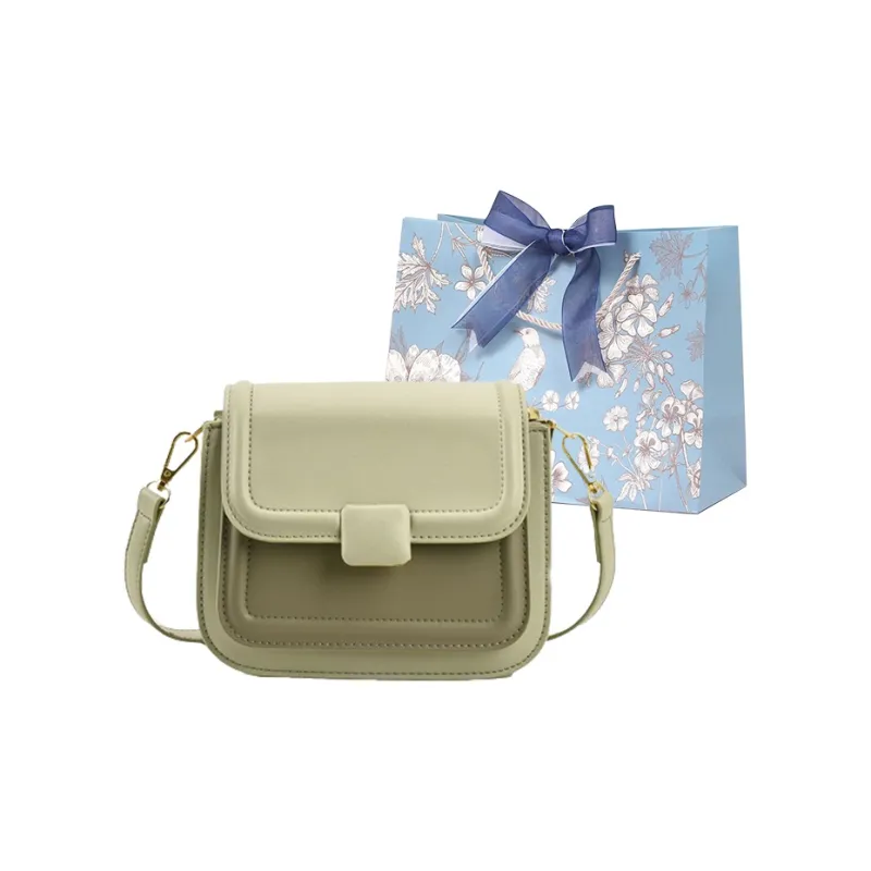 REDOO PU Crossbody Bag, Shoulder Bag Women's Elegant White/Milk Tea Apricot/Elegant Green/Versatile Black-6
