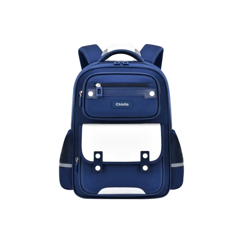 Alcohol Dragon Nylon Backpack Regular Women's Royal Blue Green/Royal Blue/Pink-6