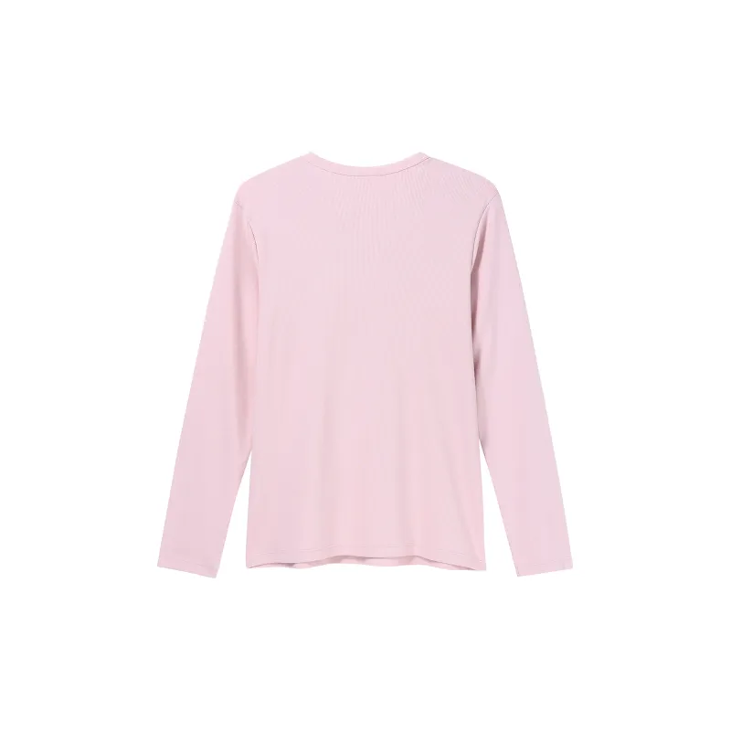 UNIQLO Regular T Shirt Women's Pink-1