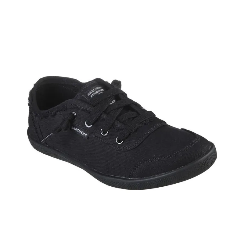 Skechers Work B Cute SR Slip-Resistant Cushioning Mid-Top Canvas Shoes Women's Black-2
