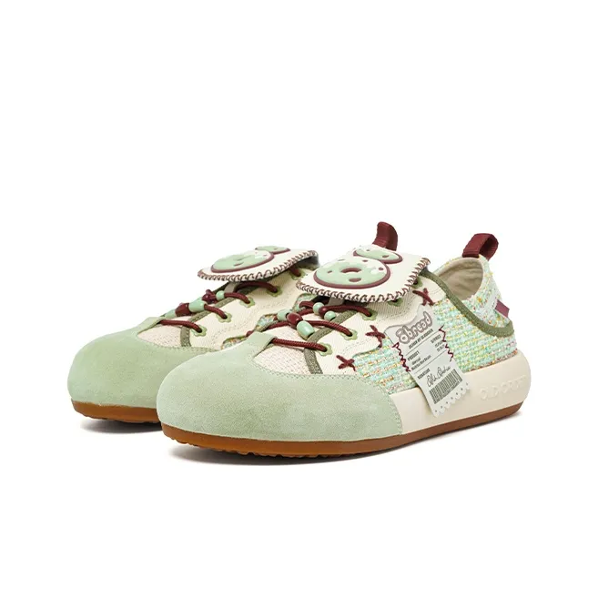 OLD ORDER Coverage Low Top Skateboard Shoes Unisex Green-1