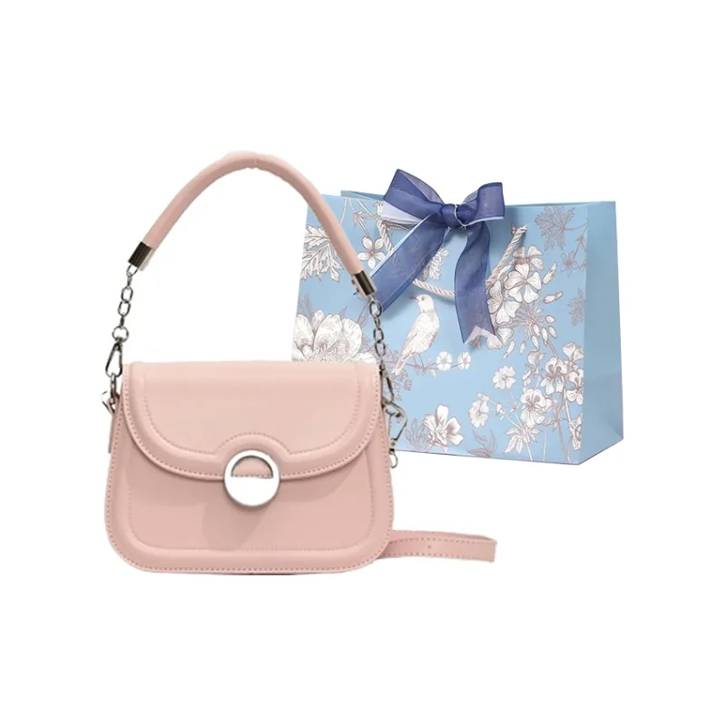 REDOO PU Shoulder Bag Women's Cream White/Rose Pink/Milk Tea Apricot/Versatile Black-3