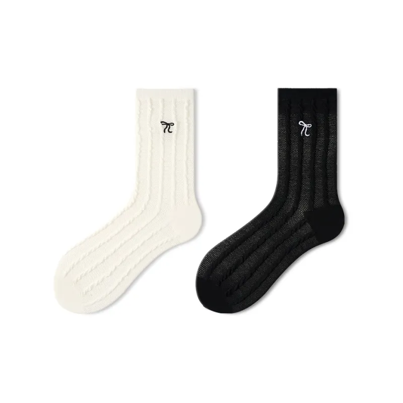 Primeet Mid Calf Socks Women's Combo Set-11